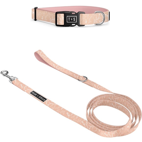 Stella and Tella Collar and Matching Leash (small) - Picture 1 of 2
